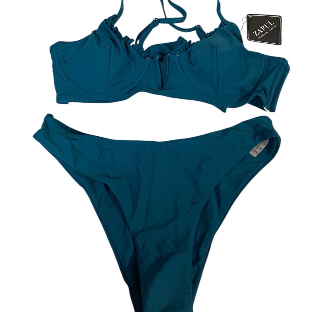 Zaful Deep‎ Teal Bikini Set